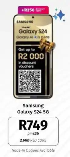 Vodacom Samsung Galaxy S24 5G offer