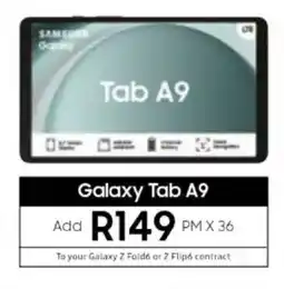 Vodacom SAMSUNG Galaxy Tab A9 offer