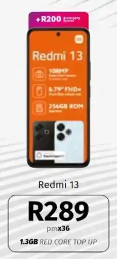 Vodacom Redmi 13 offer