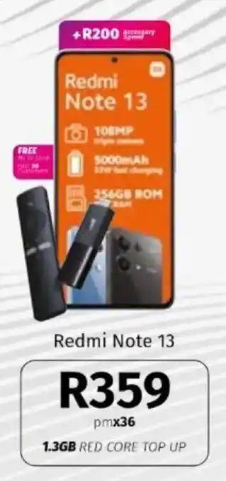 Vodacom Redmi Note 13 offer