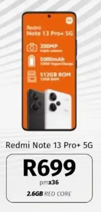 Vodacom Redmi Note 13 Pro+ 5G offer