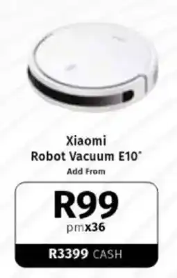 Vodacom Xiaomi Robot Vacuum E10 offer