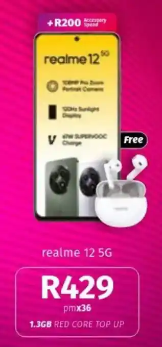 Vodacom Realme 12 5G offer