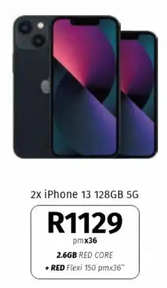 Vodacom iPhone 13 128GB 5G offer