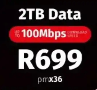 Vodacom 2TB Data offer