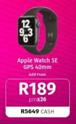 Vodacom Apple Watch SE GPS 40mm offer