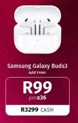 Vodacom Samsung Galaxy Buds3 offer