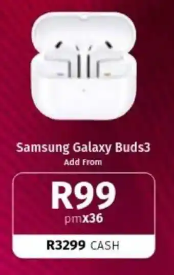 Vodacom Samsung Galaxy Buds3 offer