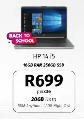 Vodacom HP 14 i5 offer