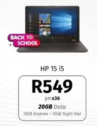 Vodacom HP 15 i5 offer