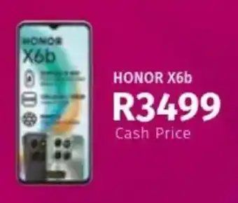 Vodacom HONOR X6b offer