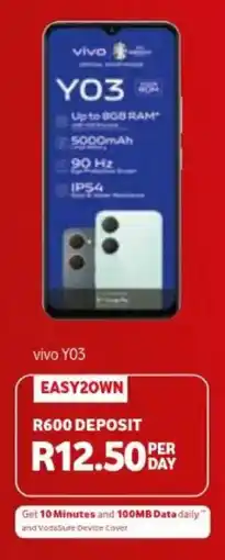 Vodacom Vivo Y03 offer