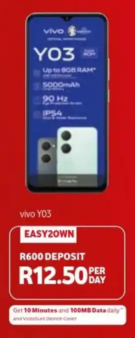 Vodacom Vivo Y03 offer