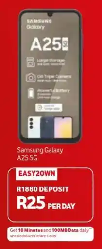 Vodacom Samsung Galaxy A25 5G offer