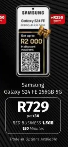 Vodacom Samsung Galaxy S24 FE 256GB 5G offer