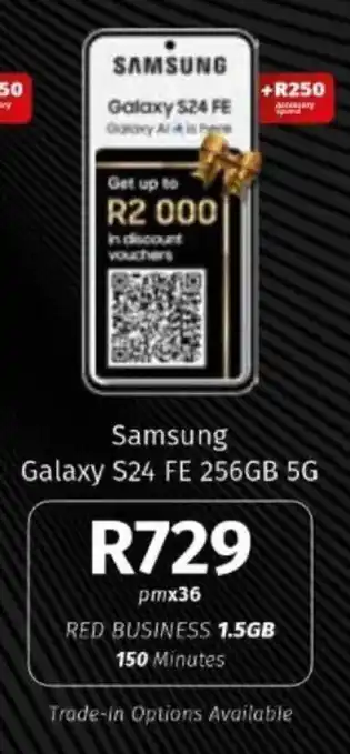 Vodacom Samsung Galaxy S24 FE 256GB 5G offer