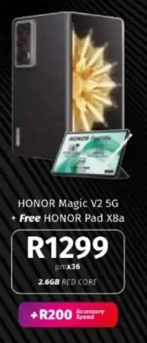 Vodacom HONOR Magic V2 5G + Free HONOR Pad X8a offer