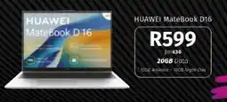 Vodacom HUAWEI MateBook D16 offer