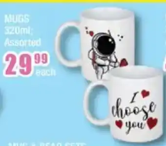 The Crazy Store Mugs assorted offer