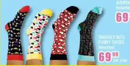 The Crazy Store Snuggly bits funky socks assorted offer