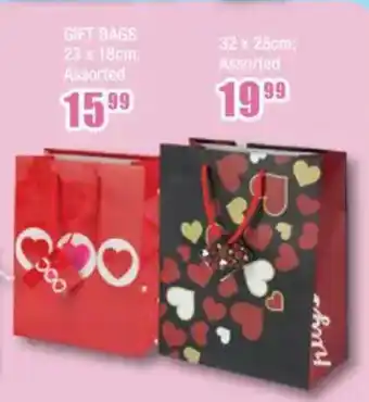 The Crazy Store Gift bags assorted offer