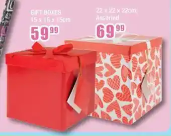 The Crazy Store Gift boxes assorted offer