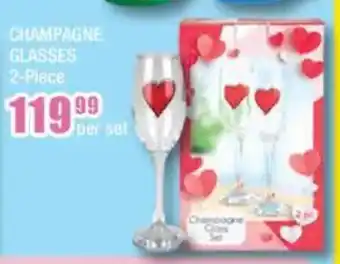 The Crazy Store Champagne glasses offer