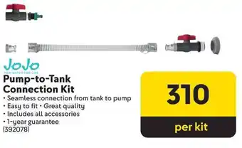 Makro JoJo Pump-to-Tank Connection Kit offer