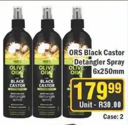 J&E Cash and Carry ORS Black Castor Detangler Spray offer