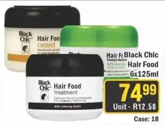 J&E Cash and Carry Black Chic Hair Food offer