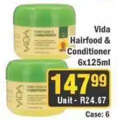 J&E Cash and Carry Vida Hairfood & Conditioner offer