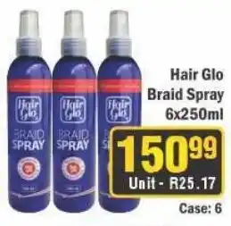 J&E Cash and Carry Hair Glo Braid Spray offer