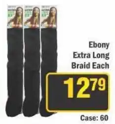 J&E Cash and Carry Ebony Extra Long Braid offer