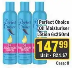 J&E Cash and Carry Perfect Choice Oil Moisturiser Lotion offer