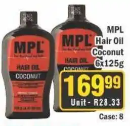 J&E Cash and Carry MPL Hair Oil Coconut offer