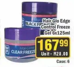 J&E Cash and Carry Hair Glo Edge Control Freeze Gel offer