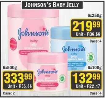 J&E Cash and Carry Johnson's baby jelly offer