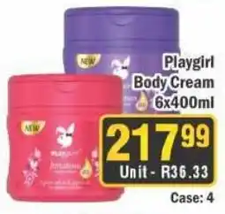 J&E Cash and Carry Playgirl Body Cream offer