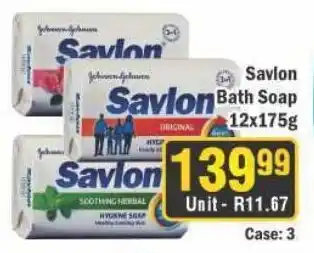 J&E Cash and Carry Savlon Bath Soap offer