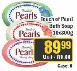 J&E Cash and Carry Touch of Pearl Bath Soap offer