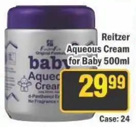 J&E Cash and Carry Reitzer Aqueous Cream for Baby offer