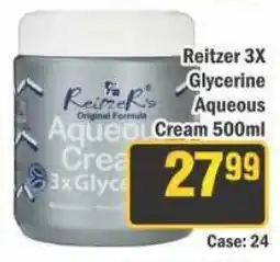 J&E Cash and Carry Reitzer Glycerine Aqueous Cream offer