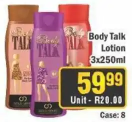 J&E Cash and Carry Body Talk Lotion offer