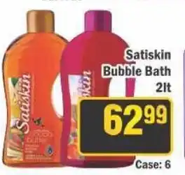 J&E Cash and Carry Satiskin Bubble Bath offer