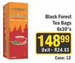 J&E Cash and Carry Black Forest Tea Bags offer