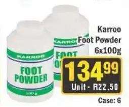 J&E Cash and Carry Karroo Foot Powder offer