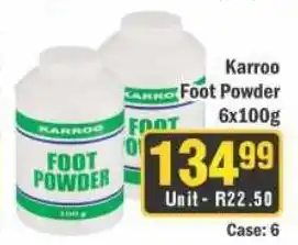 J&E Cash and Carry Karroo Foot Powder offer