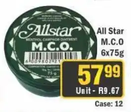 J&E Cash and Carry All Star M.C.O offer