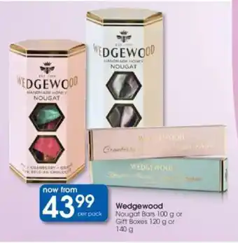 Clicks Wedgewood Nougat Bars or Gift Boxes offer