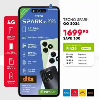 Edgars Tecno Spark Go 2024 offer